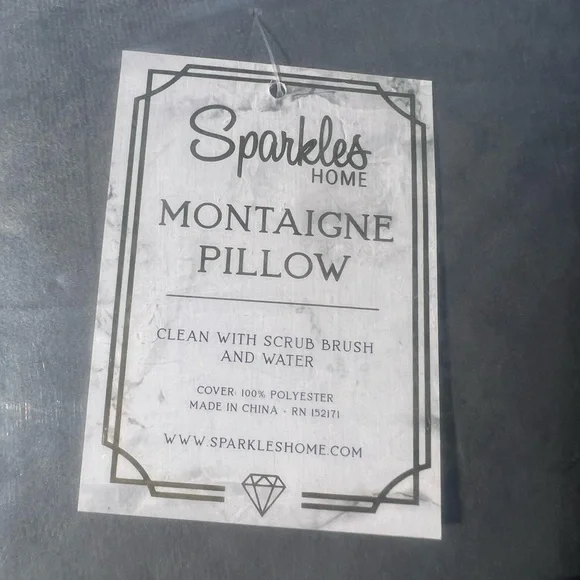 SPARKLES HOME BLING PILLOW , NIB - Picture 5 of 5